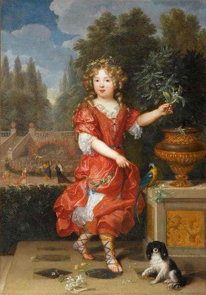 Pierre Mignard A young Mademoiselle de Blois oil painting picture